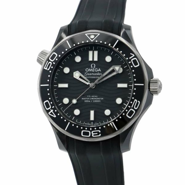 オメガ シーマスター ダイバー 210.92.44.20.001.001 OMEGA 腕時計 黒文字盤