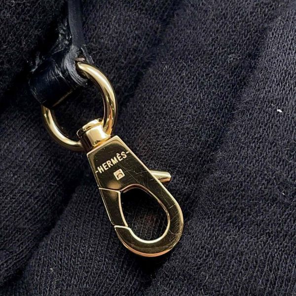 エルメス ボリード1923 ミニ ブラック/ゴールド金具 アリゲーターマット B刻印 2wayショルダー 黒