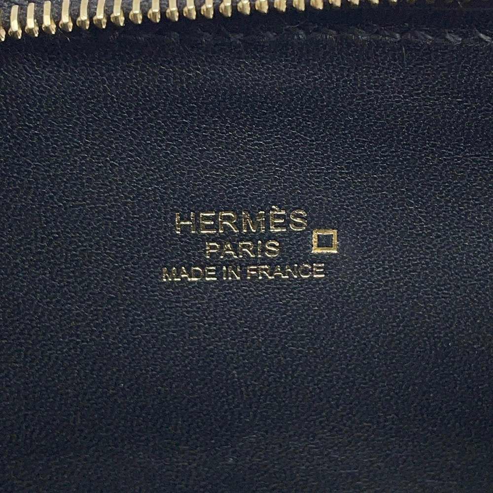 エルメス ボリード1923 ミニ ブラック/ゴールド金具 アリゲーターマット B刻印 2wayショルダー 黒