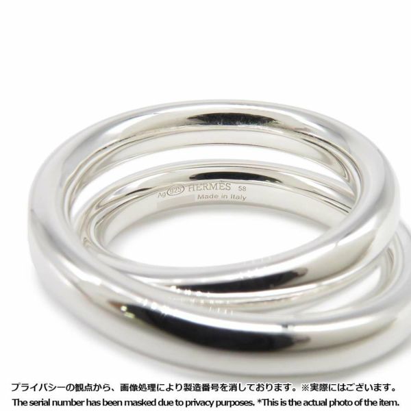 エルメス リング ヴェルティージュ SV925シルバー リングサイズ58 HERMES 指輪 ジュエリー