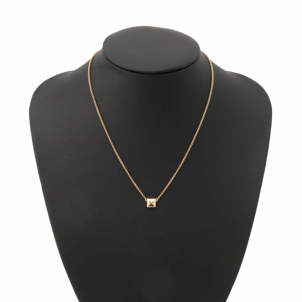 エルメス ネックレス クルー ドゥ H PM 1チェーン K18PGピンクゴールド HERMES ペンダント ジュエリー