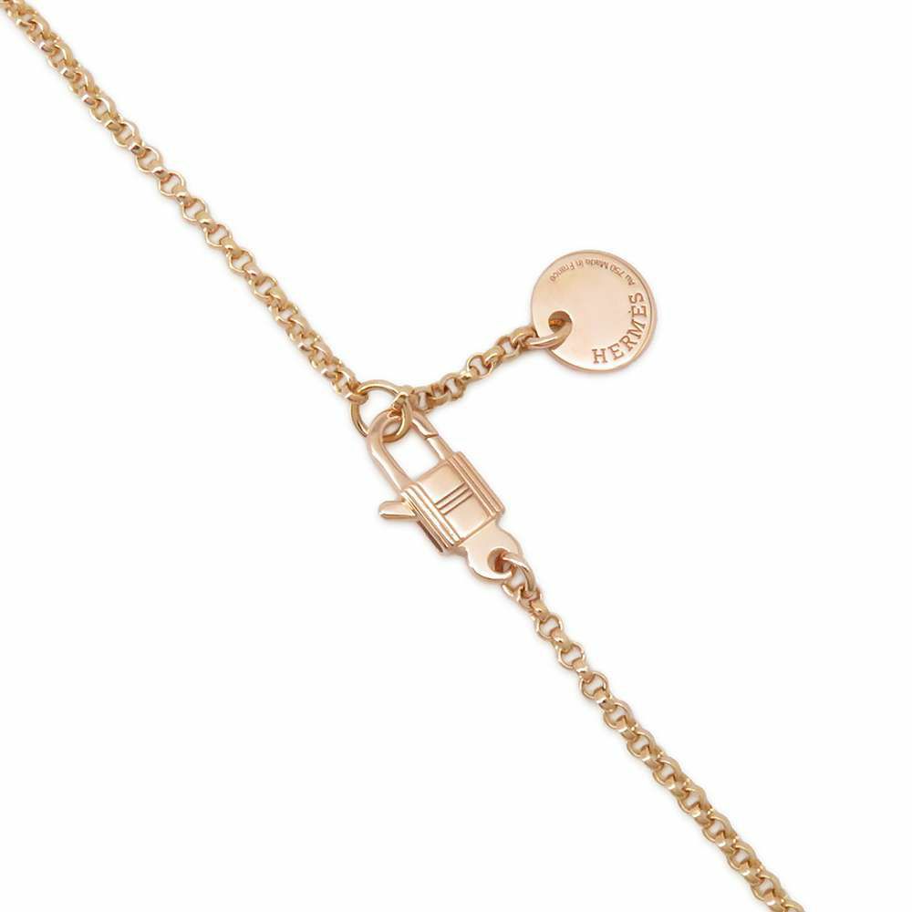 エルメス ネックレス クルー ドゥ H PM 1チェーン K18PGピンクゴールド HERMES ペンダント ジュエリー
