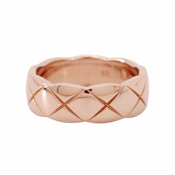 シャネル リング ココクラッシュ ミディアムモデル K18PGピンクゴールド リングサイズ53 J10817 CHANEL ジュエリー