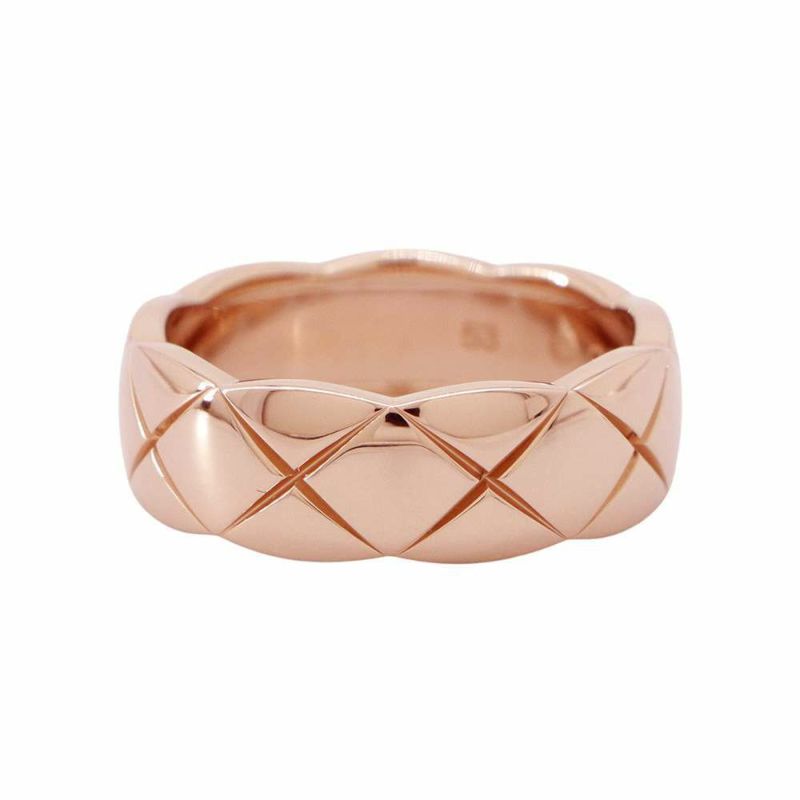 シャネル リング ココクラッシュ ミディアムモデル K18PGピンクゴールド リングサイズ53 J10817 CHANEL ジュエリー