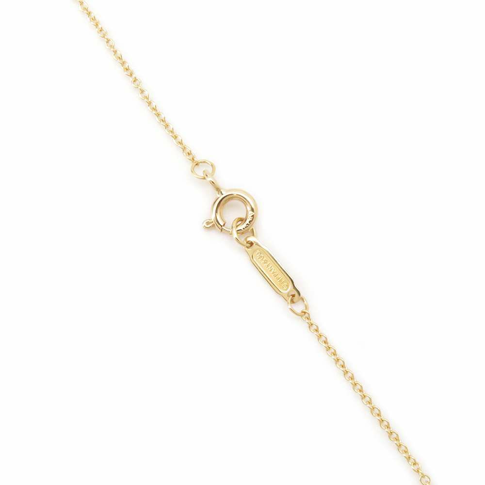 ティファニー ネックレス Tスマイル ペンダント スモール ダイヤモンド 計約0.10ct K18YG 63058777 Tiffany&Co. ジュエリー