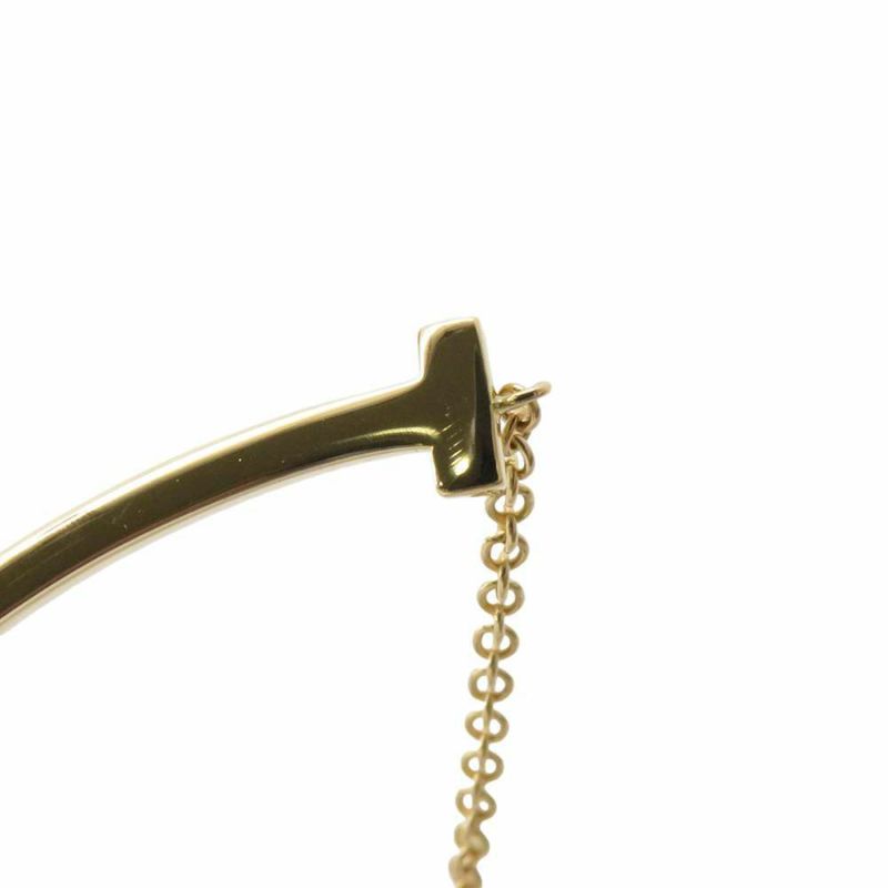 ティファニー ネックレス Tスマイル ペンダント スモール ダイヤモンド 計約0.10ct K18YG 63058777 Tiffany&Co. ジュエリー