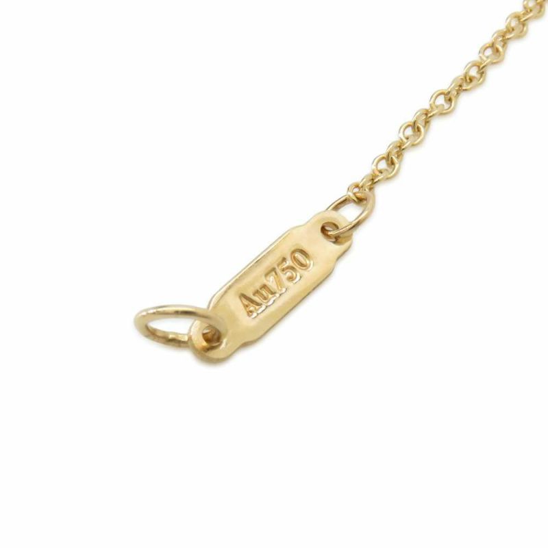 ティファニー ネックレス Tスマイル ペンダント スモール ダイヤモンド 計約0.10ct K18YG 63058777 Tiffany&Co. ジュエリー