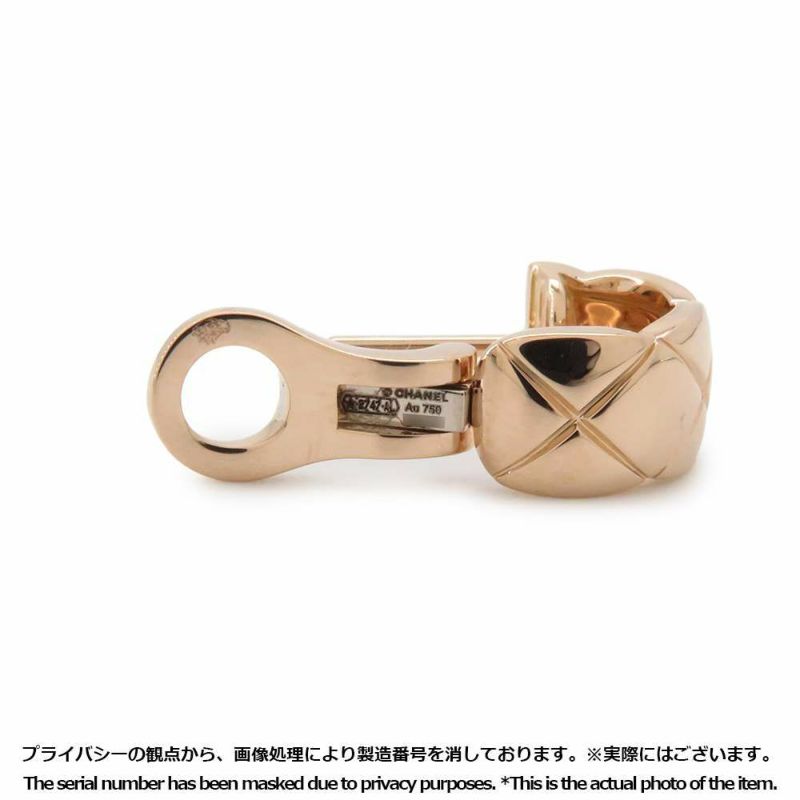シャネル ピアス ココクラッシュ K18PGピンクゴールド J11754 CHANEL 2wayイヤリング ジュエリー