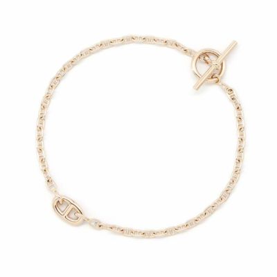 エルメス ブレスレット シェーヌダンクル ニューファランドールTPM K18PGピンクゴールド サイズSH HERMES ジュエリー 安心保証
