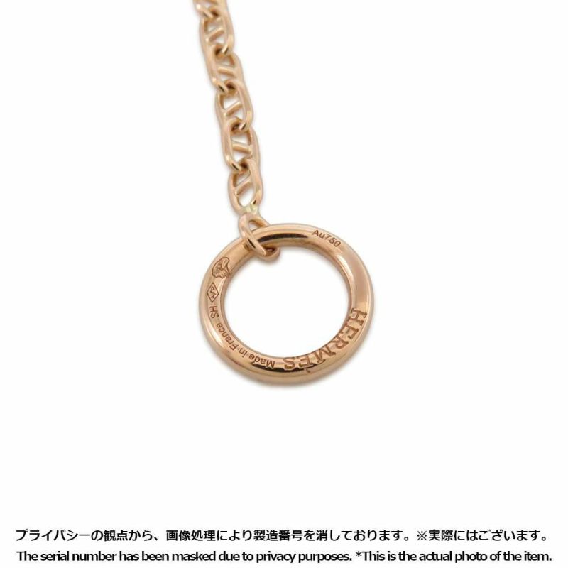 エルメス ブレスレット シェーヌダンクル ニューファランドールTPM K18PGピンクゴールド サイズSH HERMES ジュエリー
