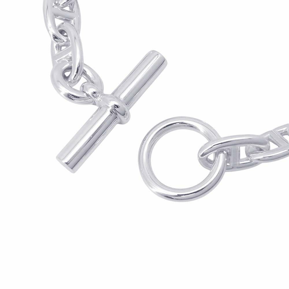 エルメス ブレスレット シェーヌダンクルMM 15コマ SV925シルバー HERMES ジュエリー