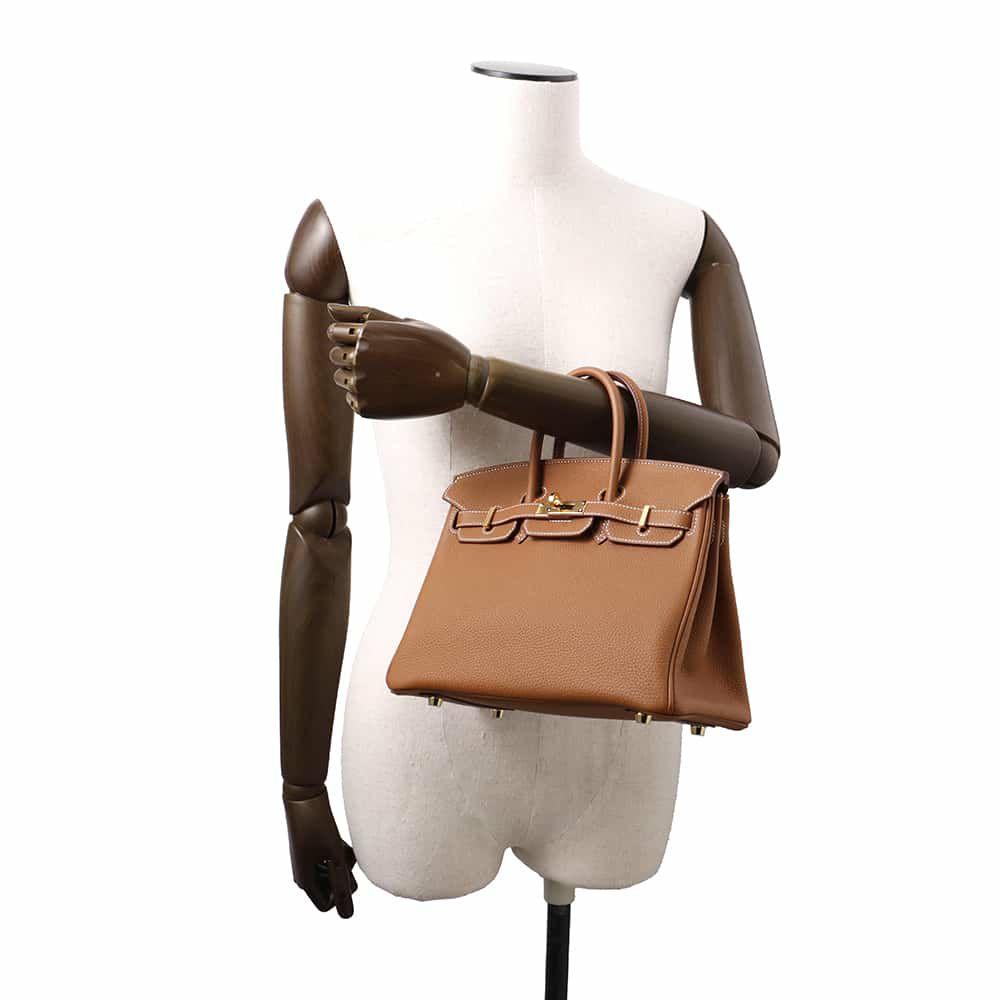 エルメス バーキン25 ゴールド/ゴールド金具 トゴ Y刻印 HERMES Birkin ハンドバッグ