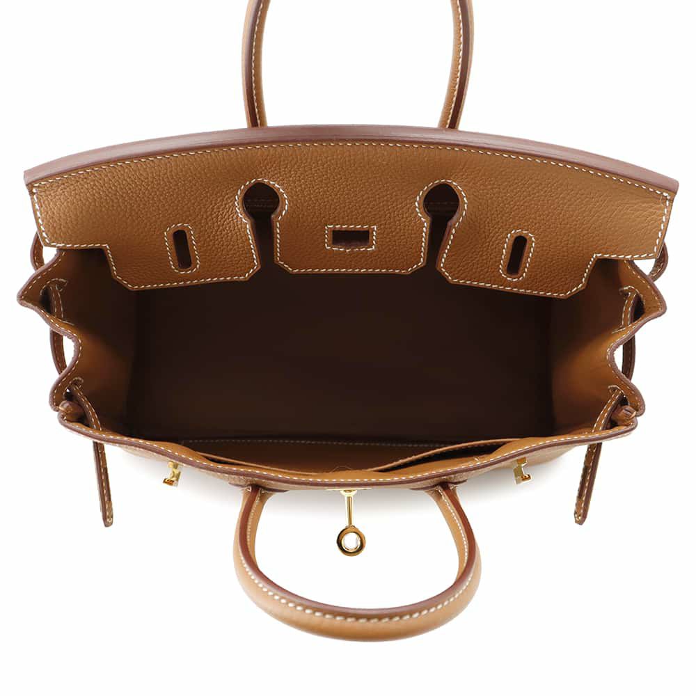 エルメス バーキン25 ゴールド/ゴールド金具 トゴ Y刻印 HERMES Birkin ハンドバッグ