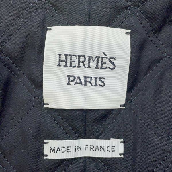 エルメス コート オーバー チェックシャツ コットン レディースサイズ36 HERMES 服 アウター アパレル