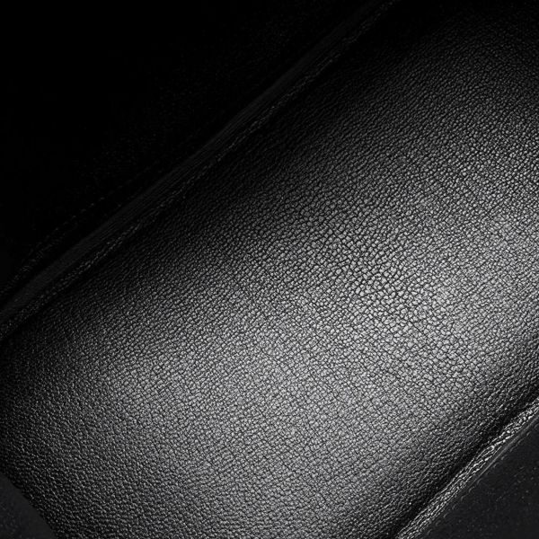 エルメス バーキン25 ブラック/シルバー金具 トゴ C刻印 HERMES Birkin ハンドバッグ 黒