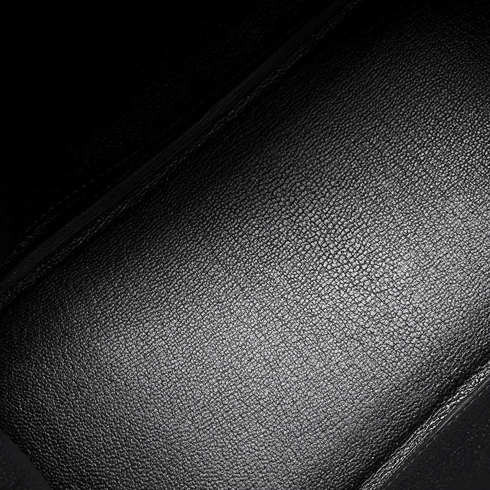 エルメス バーキン25 ブラック/シルバー金具 トゴ C刻印 HERMES Birkin ハンドバッグ 黒