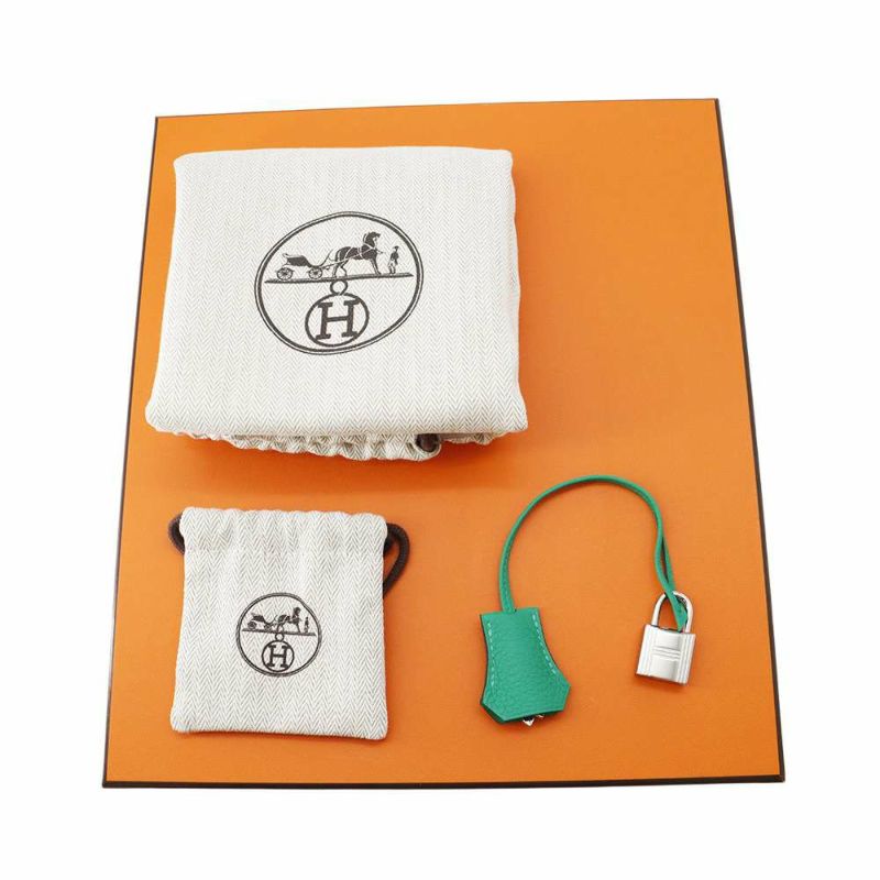 エルメス バーキン25 ミント/シルバー金具 トゴ W刻印 HERMES Birkin ハンドバッグ