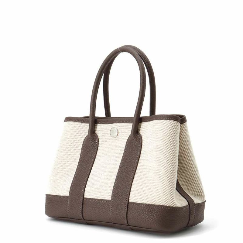 エルメス トートバッグ ネオ・ガーデン 23 ガーデンパーティ エベンヌ/シルバー金具 トワルアッシュヴァイキング/ネゴンダ W刻印