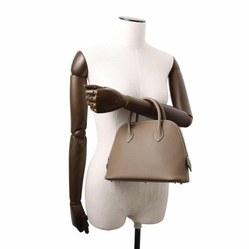 エルメス ボリード1923 25 エトゥープ/シルバー金具 エプソン K刻印 HERMES 2wayショルダー