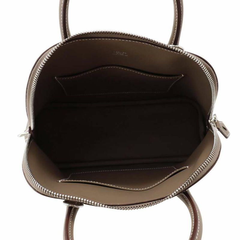エルメス ボリード1923 25 エトゥープ/シルバー金具 エプソン K刻印 HERMES 2wayショルダー