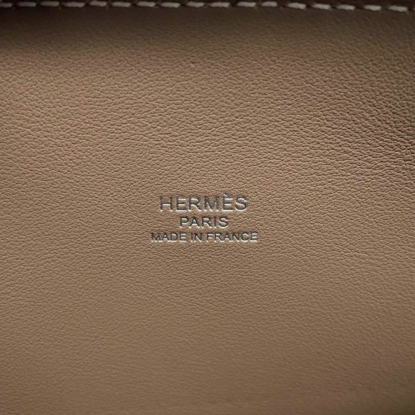 エルメス ボリード1923 25 エトゥープ/シルバー金具 エプソン K刻印 HERMES 2wayショルダー