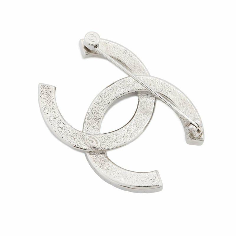 シャネル ブローチ ココマーク ラインストーン B 23V ABB918 CHANEL アクセサリー 黒