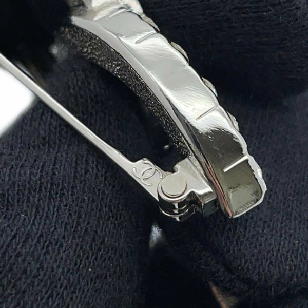 シャネル ブローチ ココマーク ラインストーン B 23V ABB918 CHANEL アクセサリー 黒