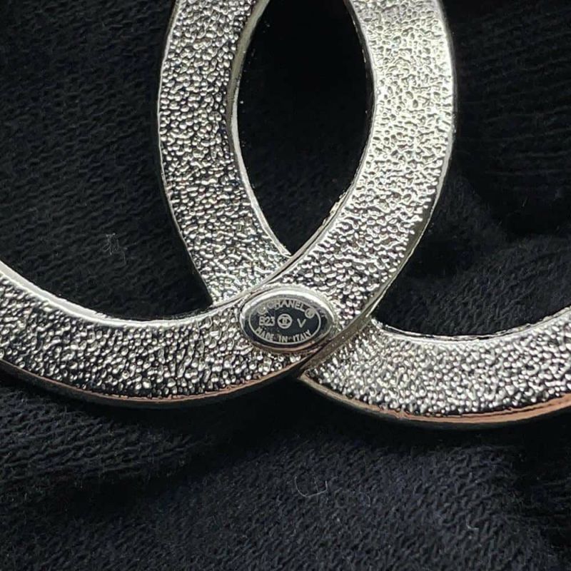 シャネル ブローチ ココマーク ラインストーン B 23V ABB918 CHANEL アクセサリー 黒