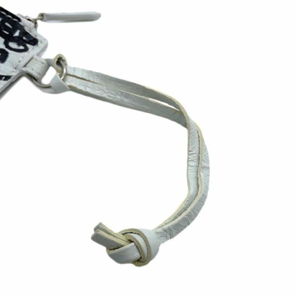 バレンシアガ コインケース ルカゴール Le Cagole グラフィティ 776769 BALENCIAGA 小銭入れ 黒 白