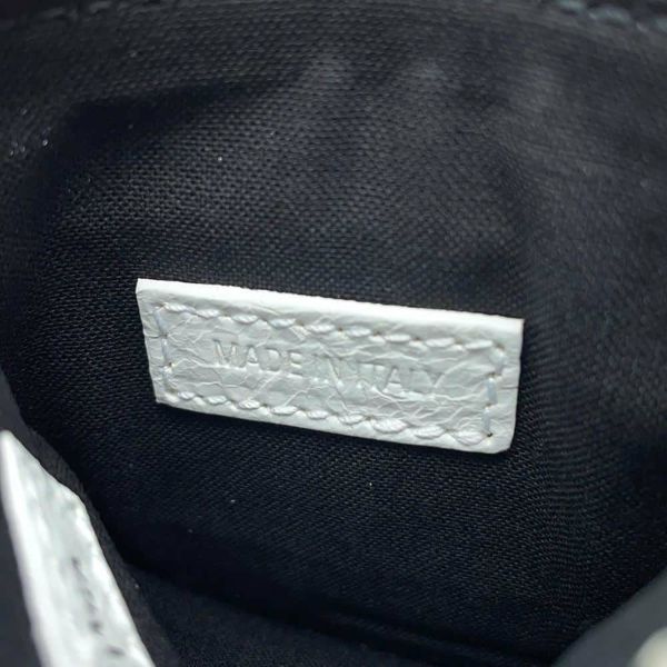 バレンシアガ コインケース ルカゴール Le Cagole グラフィティ 776769 BALENCIAGA 小銭入れ 黒 白