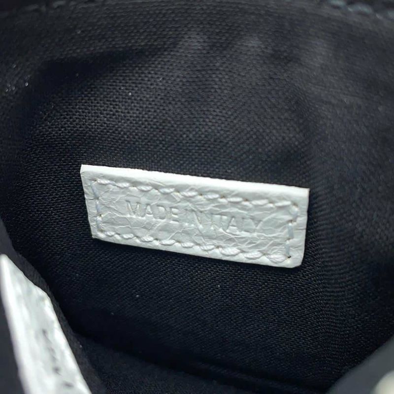 バレンシアガ コインケース ルカゴール Le Cagole グラフィティ 776769 BALENCIAGA 小銭入れ 黒 白