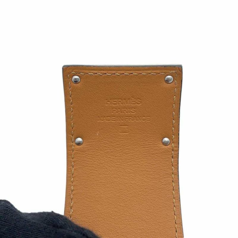 エルメス ブレスレット ケリードッグ ブルーマリン/シルバー金具 アリゲーター T刻印 HERMES アクセサリー