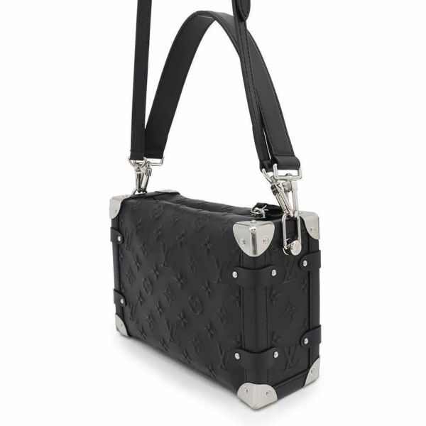 ルイヴィトン ハンドバッグ モノグラム カーフレザー サイドトランク M21709 2way ブラック 黒