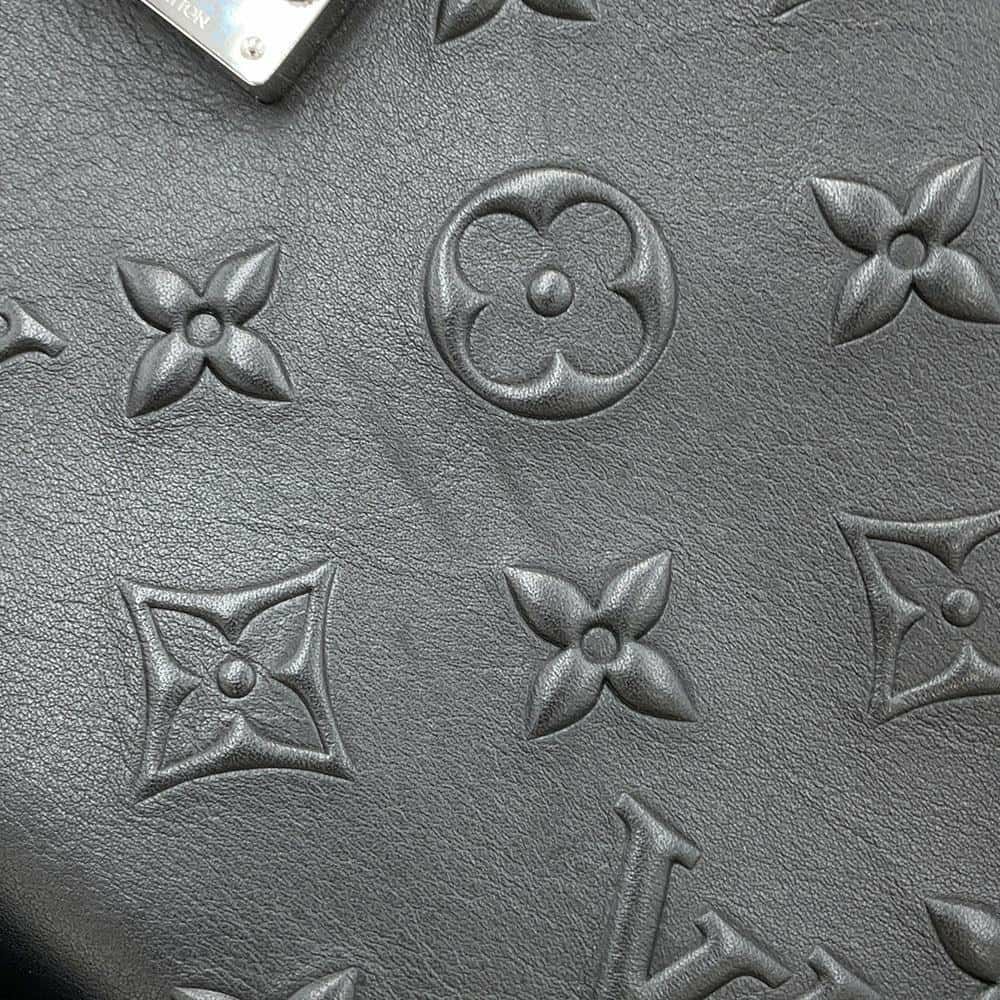 ルイヴィトン ハンドバッグ モノグラム カーフレザー サイドトランク M21709 2way ブラック 黒