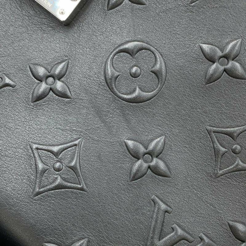 ルイヴィトン ハンドバッグ モノグラム カーフレザー サイドトランク M21709 2way ブラック 黒