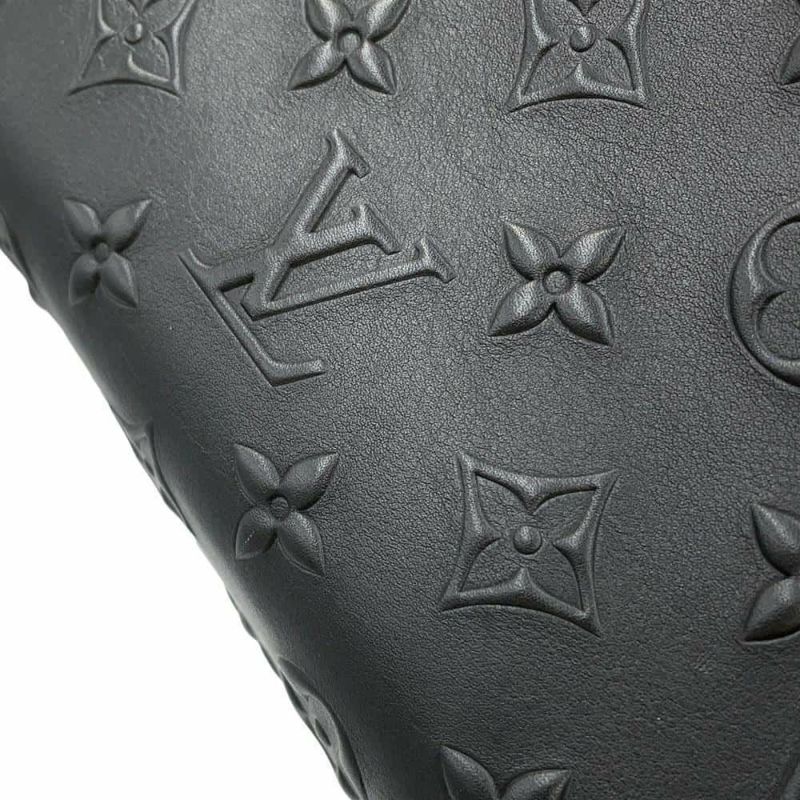 ルイヴィトン ハンドバッグ モノグラム カーフレザー サイドトランク M21709 2way ブラック 黒