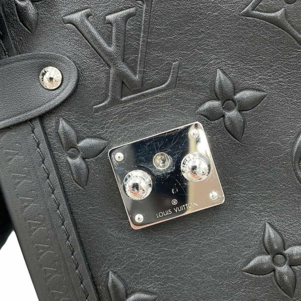 ルイヴィトン ハンドバッグ モノグラム カーフレザー サイドトランク M21709 2way ブラック 黒