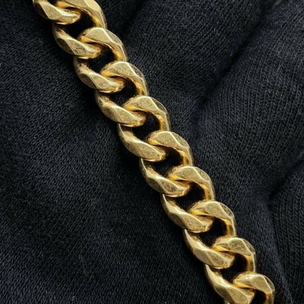 セリーヌ チェーンウォレット トリオンフ シャイニーカーフレザー 10L033DPV CELINE 黒