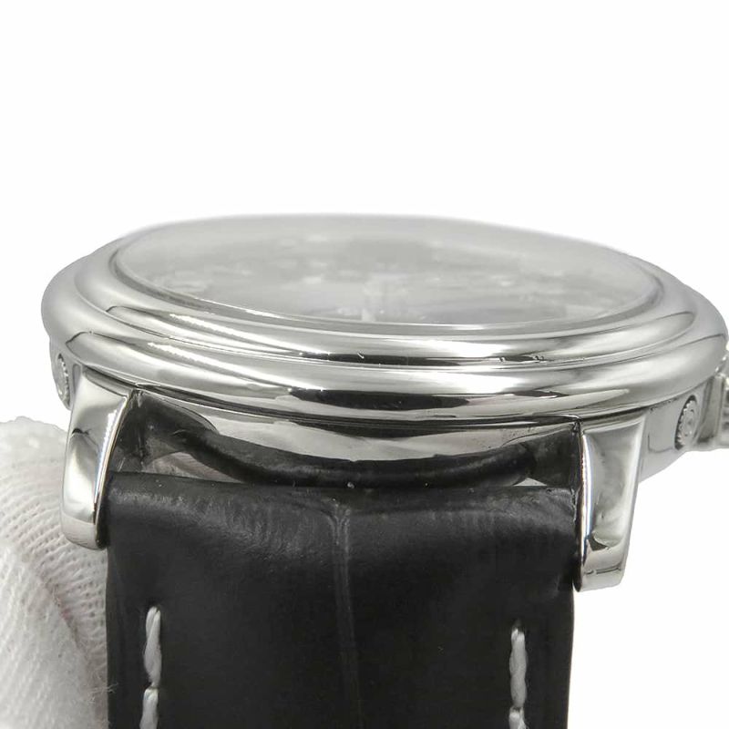 ブランパン レマン トリプルカレンダー ムーンフェイズ 2763-1130A-11 BLANCPAIN 腕時計 黒文字盤