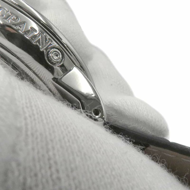 ブランパン レマン トリプルカレンダー ムーンフェイズ 2763-1130A-11 BLANCPAIN 腕時計 黒文字盤