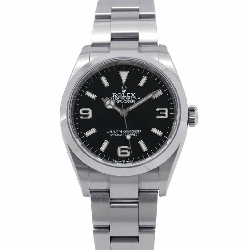 ロレックス エクスプローラー1 124270 ROLEX 腕時計 黒文字盤
