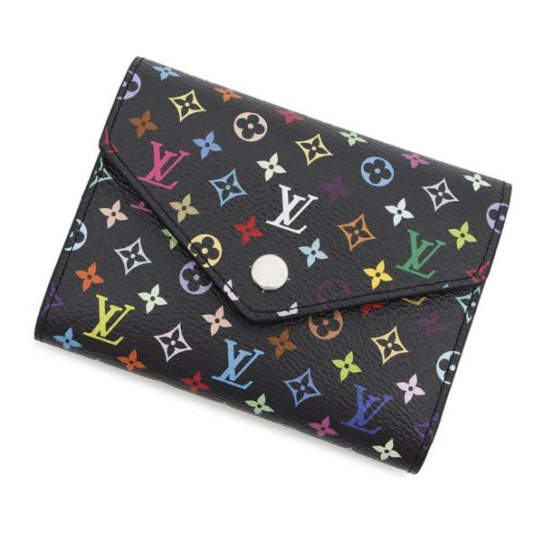 ルイヴィトン 三つ折り財布 モノグラム LV × TM ポルトフォイユ・ヴィクトリーヌ M14163 村上隆 コラボ