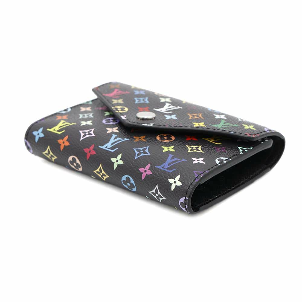 ルイヴィトン 三つ折り財布 モノグラム LV × TM ポルトフォイユ・ヴィクトリーヌ M14163 村上隆 コラボ