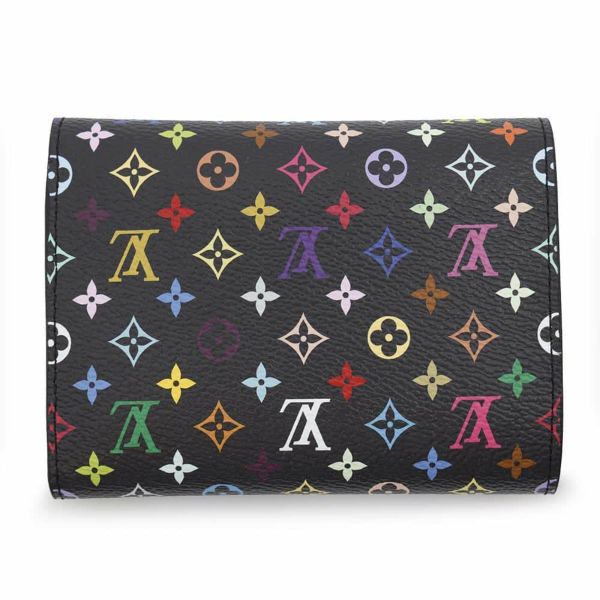 ルイヴィトン 三つ折り財布 モノグラム LV × TM ポルトフォイユ・ヴィクトリーヌ M14163 村上隆 コラボ