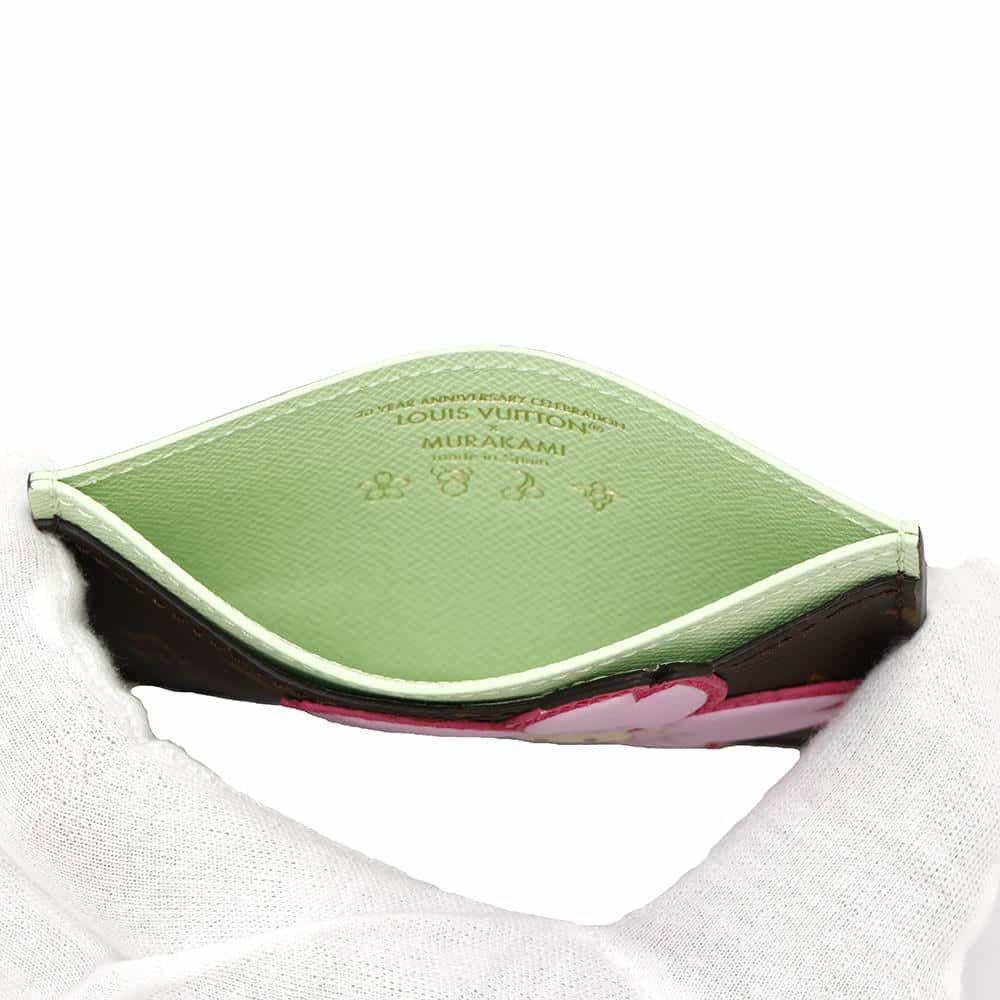 ルイヴィトン カードケース モノグラム LV × TM カードケース ポルト カルト・サーンプル M13429 村上隆 コラボ
