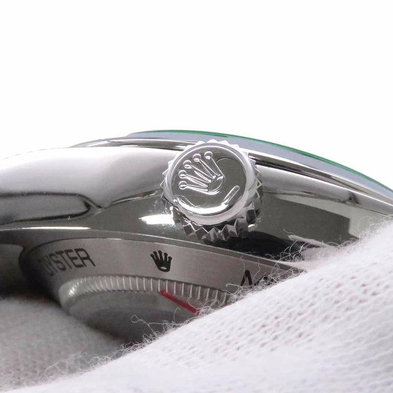 ロレックス ミルガウス グリーンガラス ランダムシリアル ルーレット 116400GV ROLEX 腕時計 Zブルー文字盤