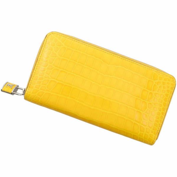 ルイヴィトン 長財布 アリゲーター ジッピーウォレット N93611 LOUIS VUITTON 財布