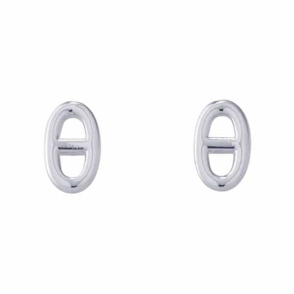 エルメス ピアス シェーヌダンクルモチーフ TPM SV925 HERMES ジュエリー スタッドピアス