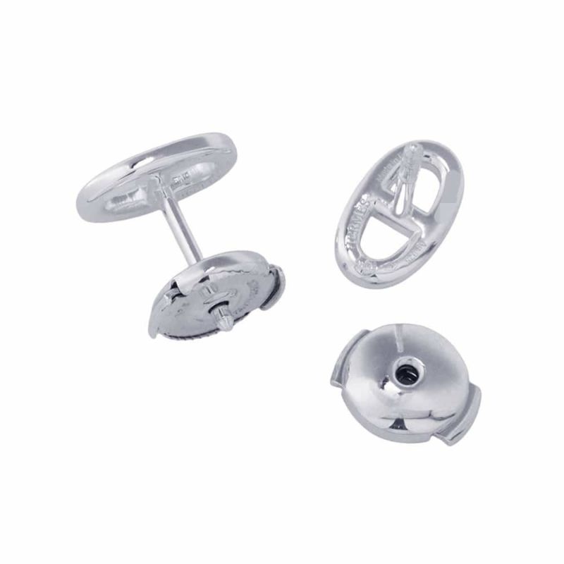 エルメス ピアス シェーヌダンクルモチーフ TPM SV925 HERMES ジュエリー スタッドピアス