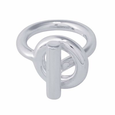 【シルバー♡】HERMES リング エシャペ MM HERMES 《 新品 》 エルメス エシャペ MM リング 56 (日本サイズ
